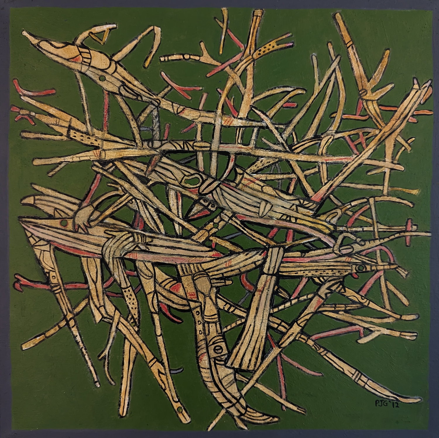 Peter John Geise artwork, Working catalog record PJG-0012