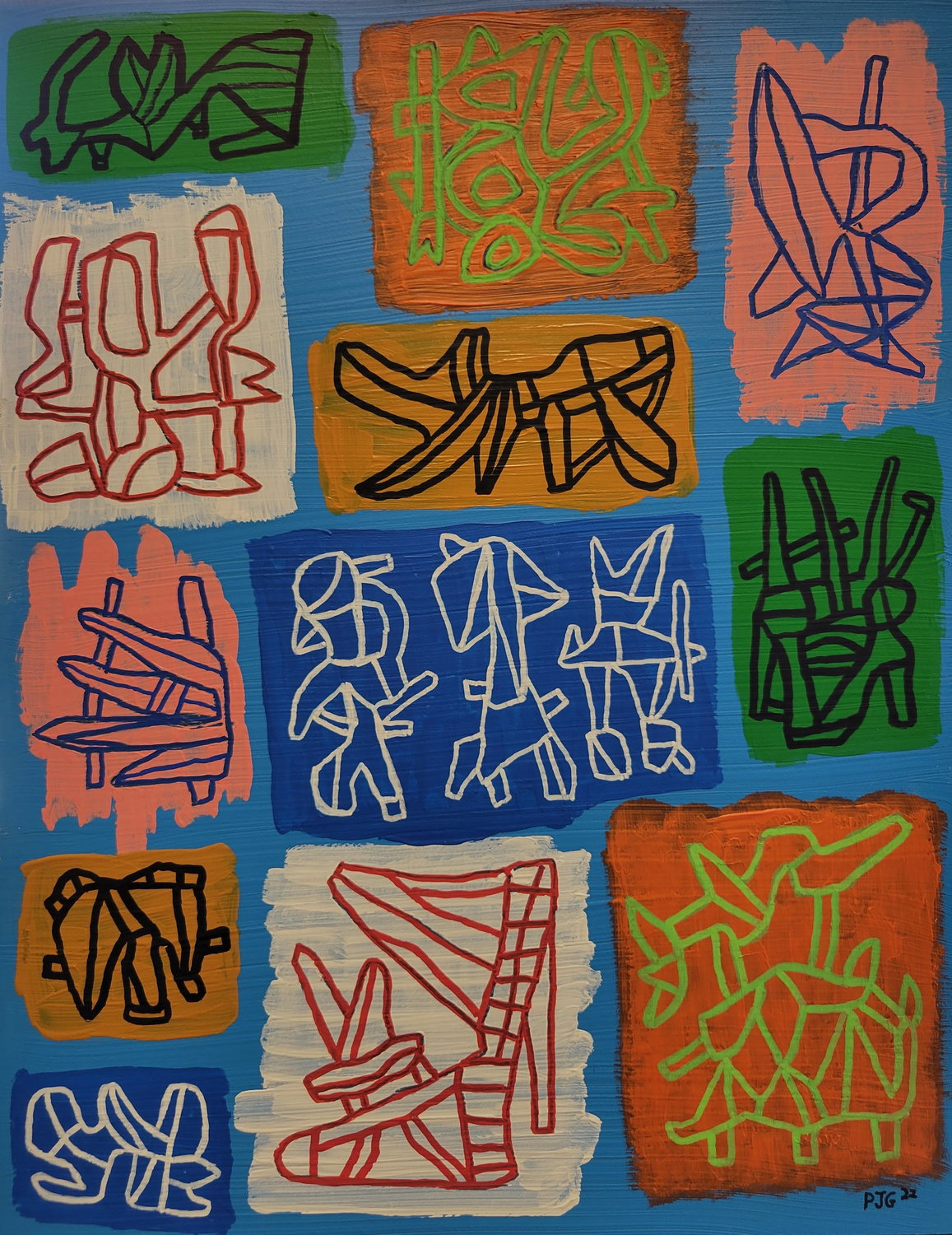 Peter John Geise artwork, Working catalog record PJG-0054