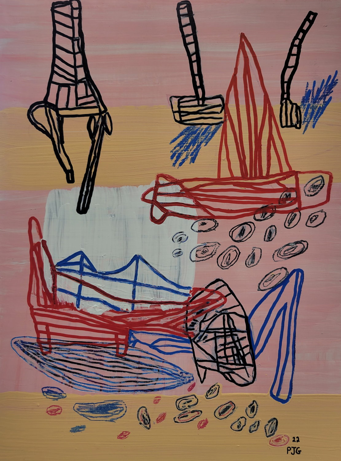 Peter John Geise artwork, Working catalog record PJG-0055